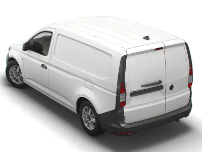Volkswagen Caddy Commerce Van Maxi 2021 3D model