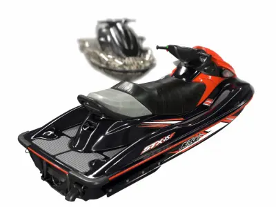 KAWASAKI JET SKI STX-15F Low-poly 3D model