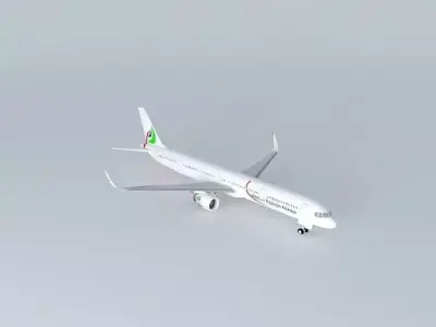 Western Rajastan Airways Boeing 757 300W Free 3D model