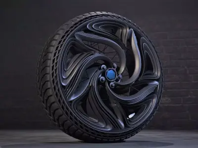 CFuturis wheel 3D model