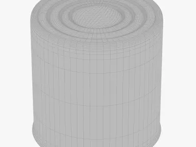 canned food round tin metal aluminium can 05 3D model