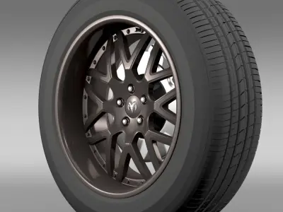 Dodge Vin Diesel Car wheel 3D model