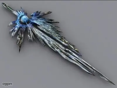 Soul Calibur Low-poly 3D model