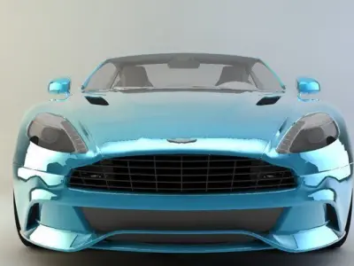 Aston Martin Vanquish Free 3D model