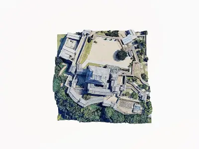 Himeji Castle Low-poly 3D model