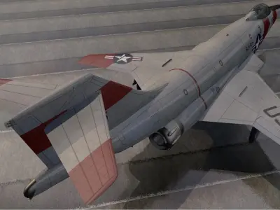 McDonnell RF-101C Voodoo 3D model