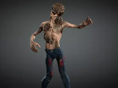 Infected  Low-poly 3D model