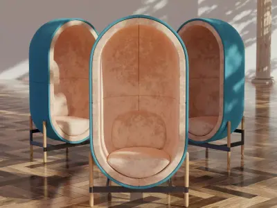 Capsule Chair  Free 3D model