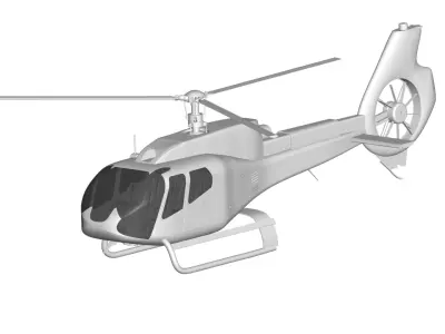 Airbus Helicopter H130 3D model