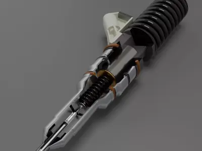 Diesel Injector Unit iFull Assembly 3D model