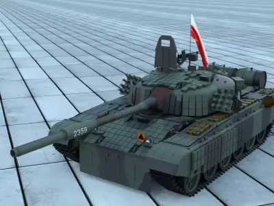 PT 91 Twardy 3D model