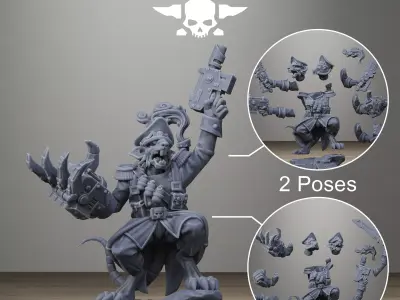 Raticus Officer 3D print model