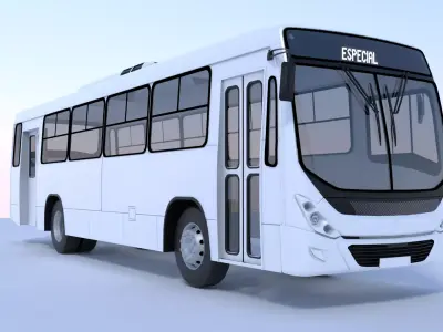 Marcopolo Bus Torino S OF-1519 - EXTERNAL Low-poly 3D model