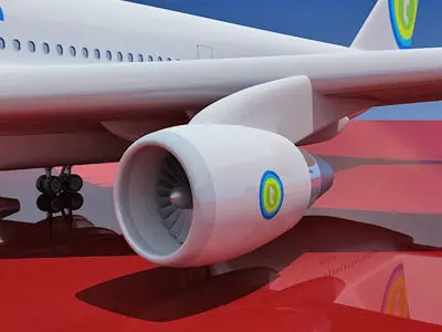 Transavia Airline 3D model