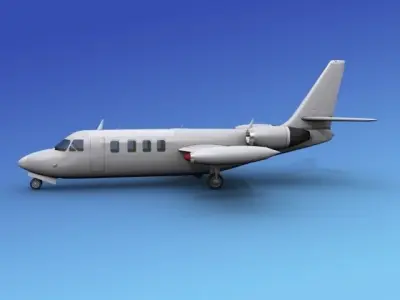 IAI Westwind I Bare Metal 3D model