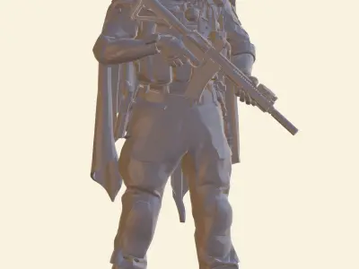 Simon Ghost Riley Statue Modern Warfare Call of duty warzone 3D model