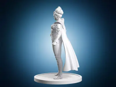 Storm X Men Electric Sculpture 3D print model