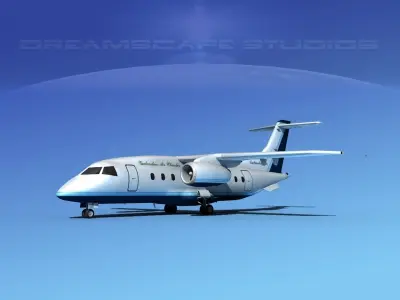 Dornier 328Jet Galveston Air 3D model