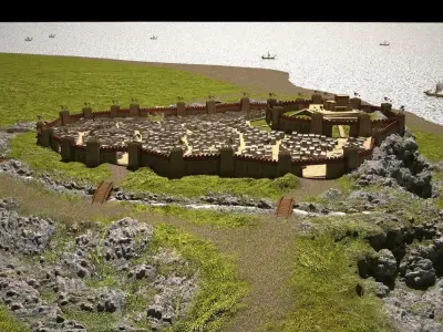 Troy Castle 3D model