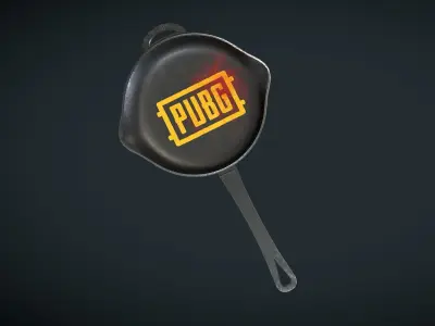 Pubg pan 3D Model Low-poly 3D model