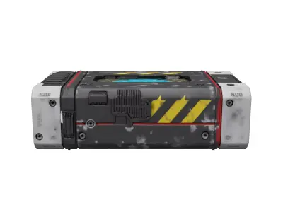 Scifi capacitor cell crafting material GLACIES 3D model