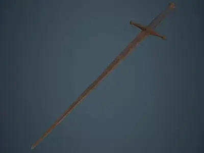 Longsword 2C Low-poly 3D model
