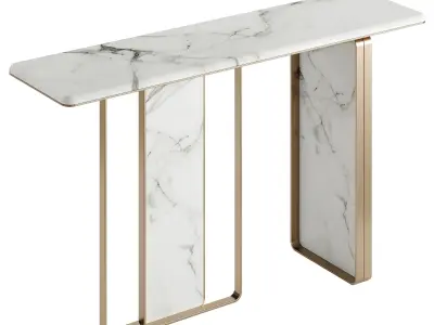 Private Label Gold Console Low-poly 3D model