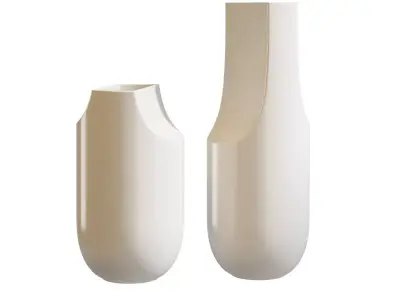 Serif Vase by Kristina Dam Studio Free 3D model
