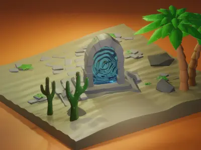 Magic Portal 3D model