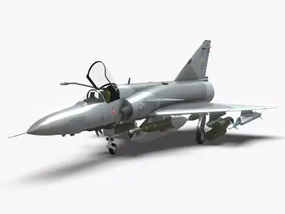 Atlas Cheetah C South African Airforce Low-poly 3D model