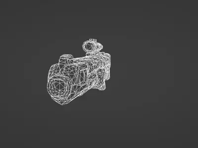 Sci-Fi Energy Rifle with Advanced Scope  3D model