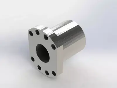 Bucha Roscada TR50x8 Threaded Bushing 3D model