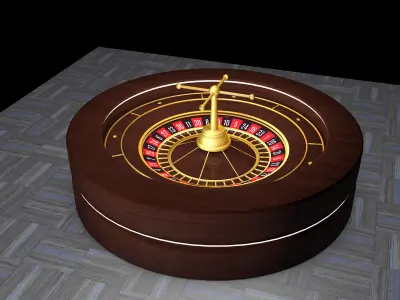 3D Roulette Model casino roule wheel 3D model Free 3D model