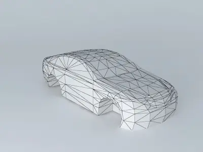 Car shell template Free 3D model