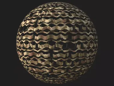 Seamless Camouflage Net Yellow Texture