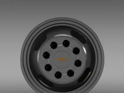 Chevrolet Silverado 3500HD 2008 rim 3D model