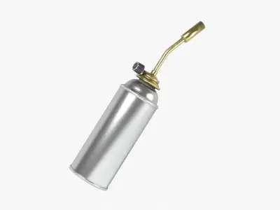 Gas Torch Low-poly 3D model