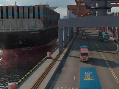Shipping Port 3D model