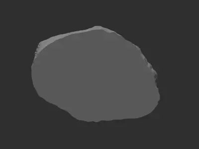 Trilobite Mineral Fossile - Realistic Printable and Keychain 3D print model