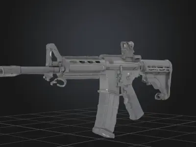 Weapons  Low-poly 3D model