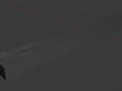 Heated Metal Low-poly 3D model