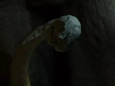 Death Worm Sand Leech 3D model