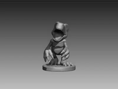 Agumon Digimon 3D print OBJ STL 3D print model