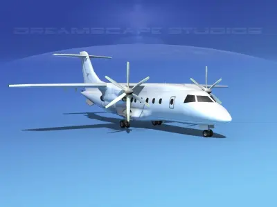 Dornier Do-328-130 Unmarked 3 3D model