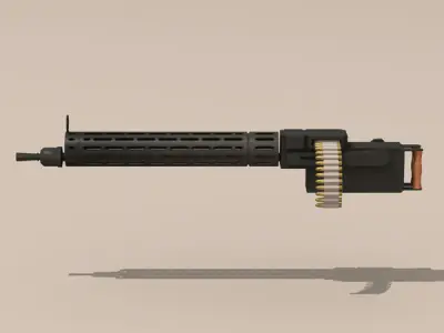 MG08 WWI 3D model