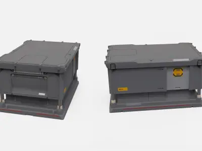 sci-fi Architecture kitbash 49 3D model