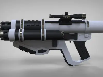 Star Wars Battlefront II G125 projectile launcher 3D print model