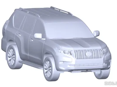 2018 2022 TOYOTA Land Cruiser PRADO J150 3D Scan Surface Data 3D model