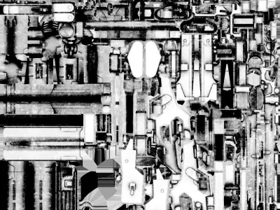 Low poly GUN Low-poly 3D model