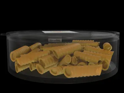 Fresh Pasta Low-poly 3D model